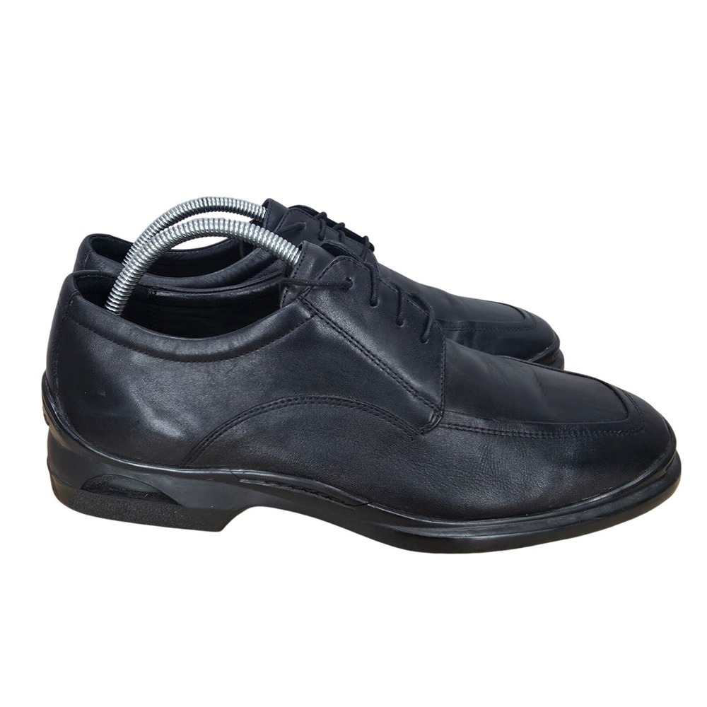 Cole Haan Air Oxford Shoes Mens 10.5 M Black Leather Derby Dress Shoes Comfort